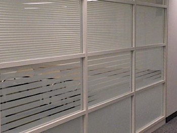 Office Privacy Window Frosting